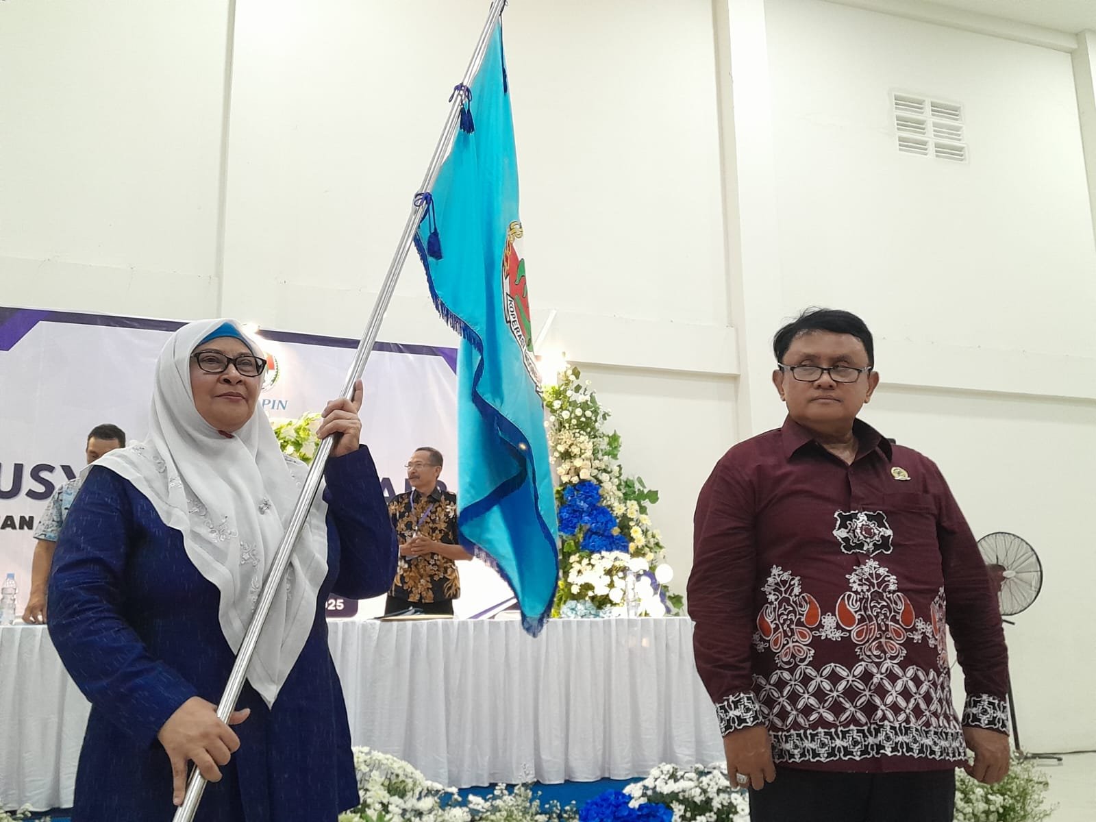 Dra Firdaus Kembali Terpilih menjadi Ketua Dekopinda Kota Kediri.