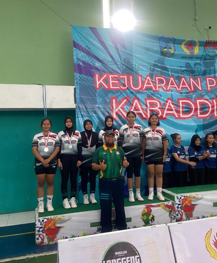 Cabor Kabaddi Kabupaten Kediri Tampil Gemilang di Kejurprov Jatim dengan Raih Dua Medali Perak