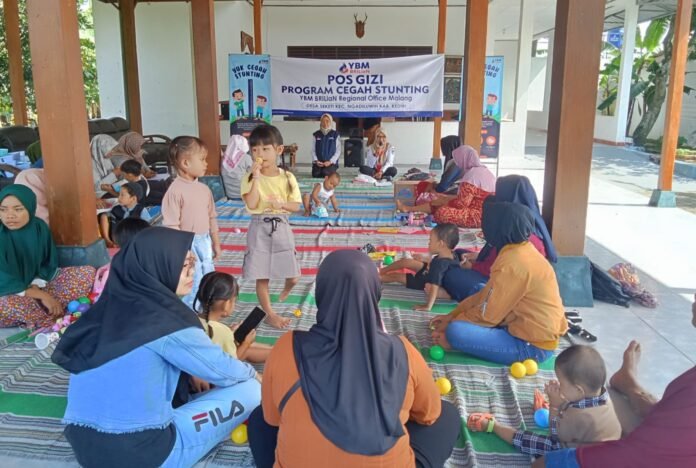 Wujudkan Kabupaten Kediri Zero Stunting: YBM BRILiaN BRI Kediri Kucurkan Rp 109,7 Juta untuk Intervensi Gizi di Desa Seketi