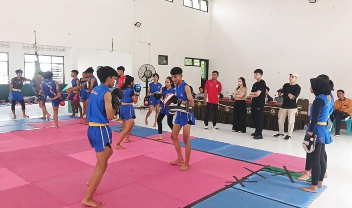 Wushu Kota Kediri Mendapat Kunjungan Pengurus Pengprov Wushu Jatim dan Pelatih Asal China