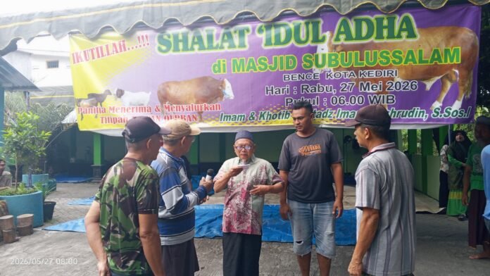 Panitia Idul Adha Masjid Subulussalam Bence membagikan 650 paket Daging Qurban.