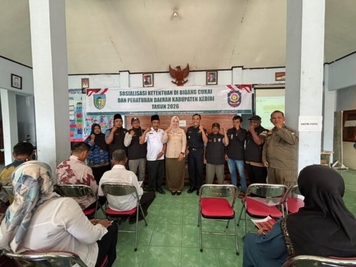 Satpol PP Kabupaten Kediri Jalin Kolaborasi dengan KPPBC Sosialisasikan Terkait Cukai dan Bahaya Rokok Ilegal
