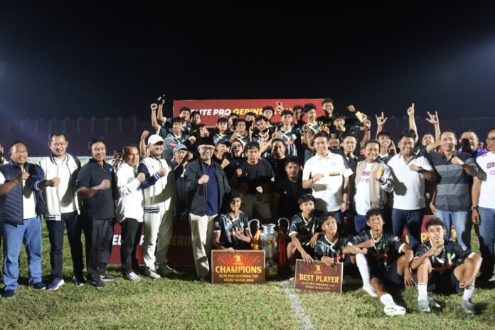 Satria Jatim Juara Elit Pro Gerindra Cup U-17 2026, Taklukkan Putra Bhirawa Kediri 4-1 di Final
