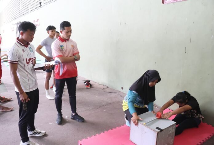 Maksimalkan Persiapan Porprov, Koni Kabupaten Kediri Gelar Parameter Tes Atlet