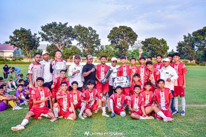 Taufik Akademi Juara Piala Soeratin U-15 Kota Kediri, KONI Apresiasi Pembinaan Usia Dini.