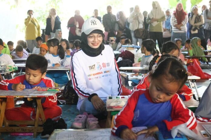 Tanamkan Peduli Lingkungan dan Budaya Menabung Sejak Dini, Pemkot Kediri Ajak 1.147 Anak TK Ikut Lomba Mewarnai