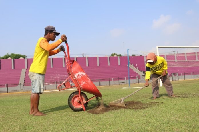 Stadion Brawijaya Berbenah Jelang Musim Baru, Persik Kediri Apresiasi Langkah Pemkot Kediri